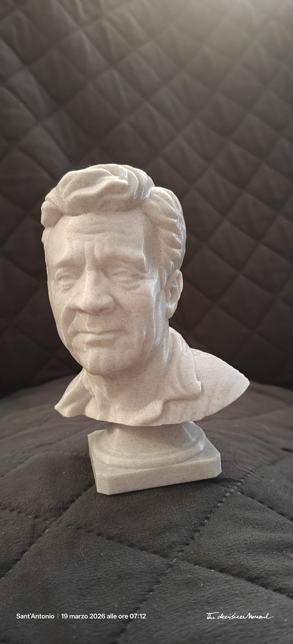 Busto ritratto stampato in 3D